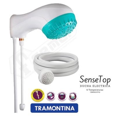 DUCHA ELECTRICA TRAMONTINA 4 TEMP SENSETOP (58000/074)
