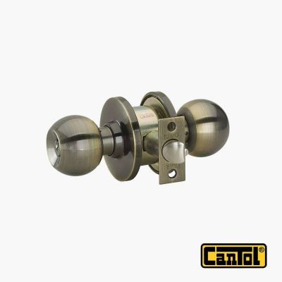 CERRADURA CANTOL PERILLA BL-80 BRONCE ANTIGUO