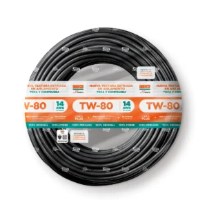 Cable INDECO TW-80 14 AWG NEGRO 100 METROS